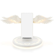 Universal Colorful LED Angel Wings Qi Wireless Charger Charge Dock For Mobile Phone Fast Charger